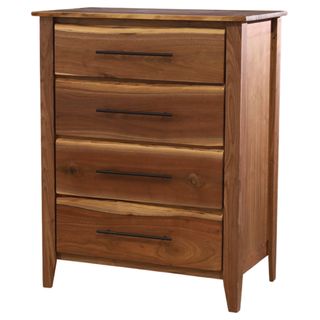 Heartland Walnut Four Drawer Chest - Premium