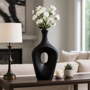 DUTTONRIDGE BLACK VASE 19 (IN) 2