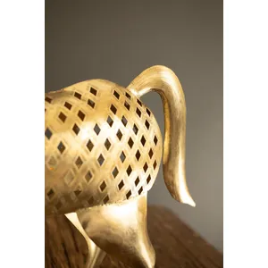 Antique Brass Horse Luminary 4