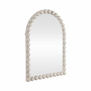 22X30 LARGE KNOBBY ARCH MIRROR, WHITE 3