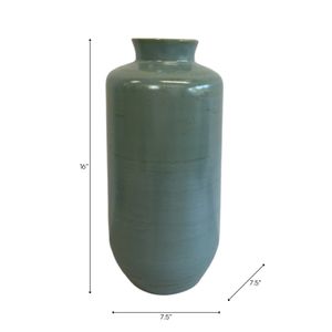 HOLLISSIDE GREEN VASE 16 (IN) 10