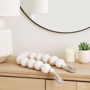 GARSONRUN WHITE BEAD 3 (IN) 12