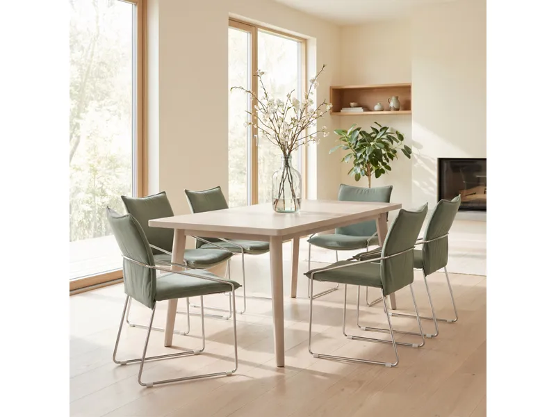 Roms Dining Table Whitewashed 8