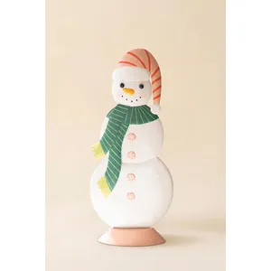 Large Metal Colorful Snowman 4