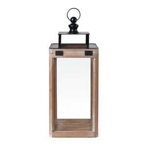 Dowd Lantern - Set of 2 Brown 4