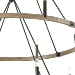 Transitions 56'' Wide 16-Light Chandelier - Oil Rubbed Bronze 5