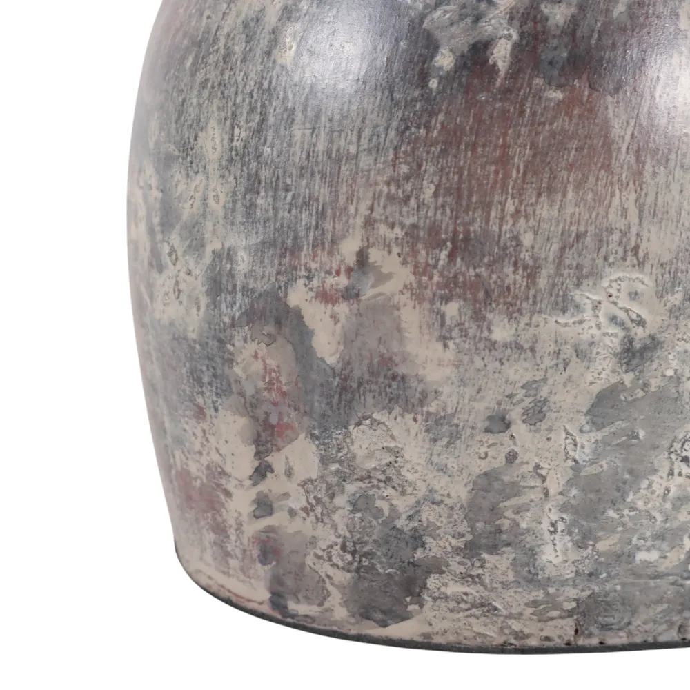GARFIELDROSE GRAY VASE 8 (IN)
