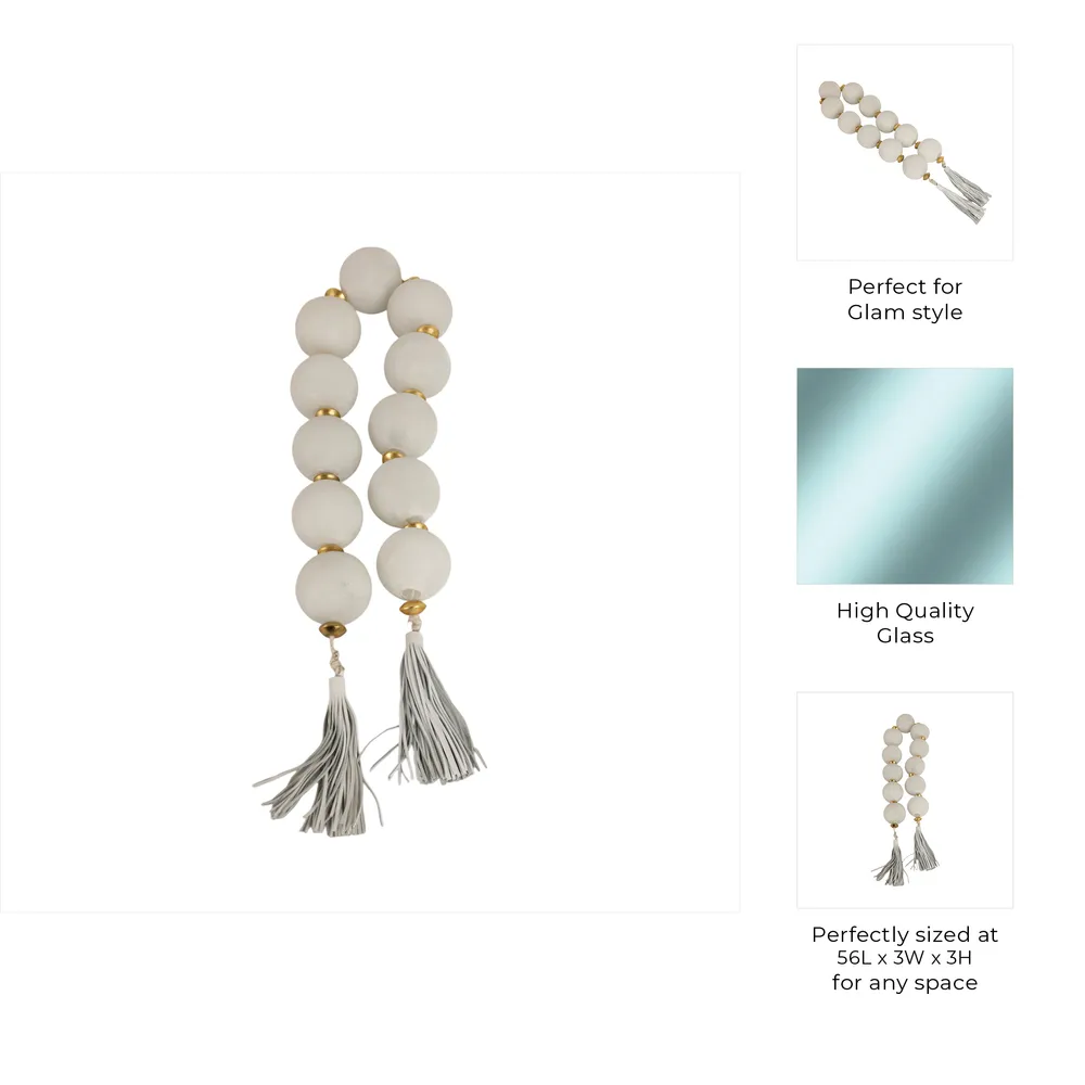 CALVINDALE IVORY BEAD 3 (IN)