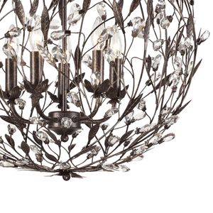 Circeo 24'' Wide 5-Light Chandelier - Deep Rust 4