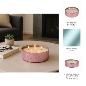 GERBERDALE PINK CANDLE 3 (IN) 10