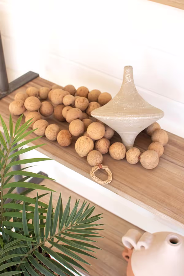 Dried Gourd Ball Garland