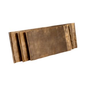 NELSONBURN SET OF 3 GOLD TRAY 1 (IN) 5