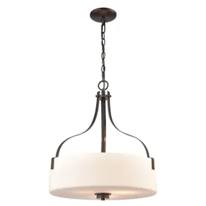 Market Square 18'' Wide 3-Light Pendant - Oil Rubbed Bronze 1