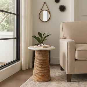 BRYNGATE IVORY TABLE 20 (IN) 10