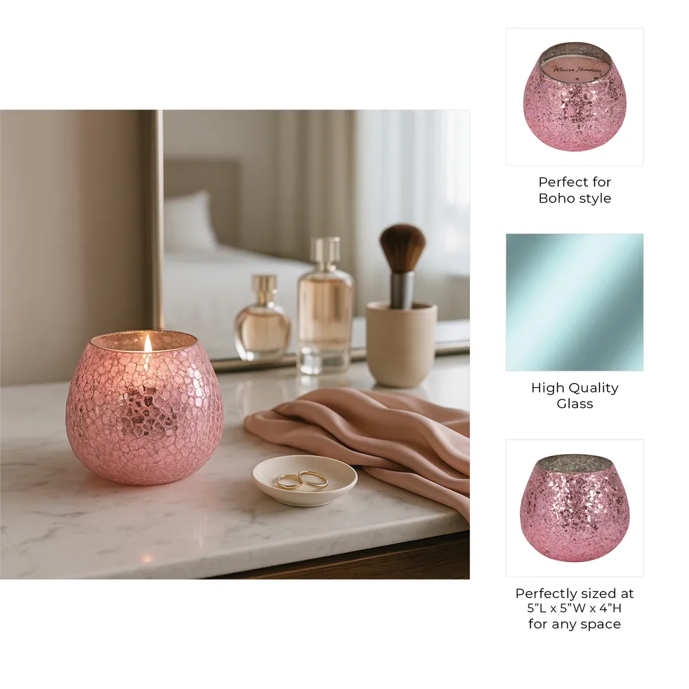 MORGANBEACH PINK CANDLE 4 (IN)