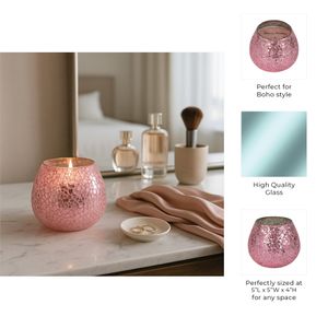 MORGANBEACH PINK CANDLE 4 (IN) 10