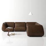Ashon 5;5 - Piece Leather Sectional 3