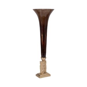 ATLASMILL BRONZE GLASS VASE 31 (IN) 3