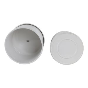 REEDBURN SET OF 2 WHITE PLANTER 11 (IN) 8