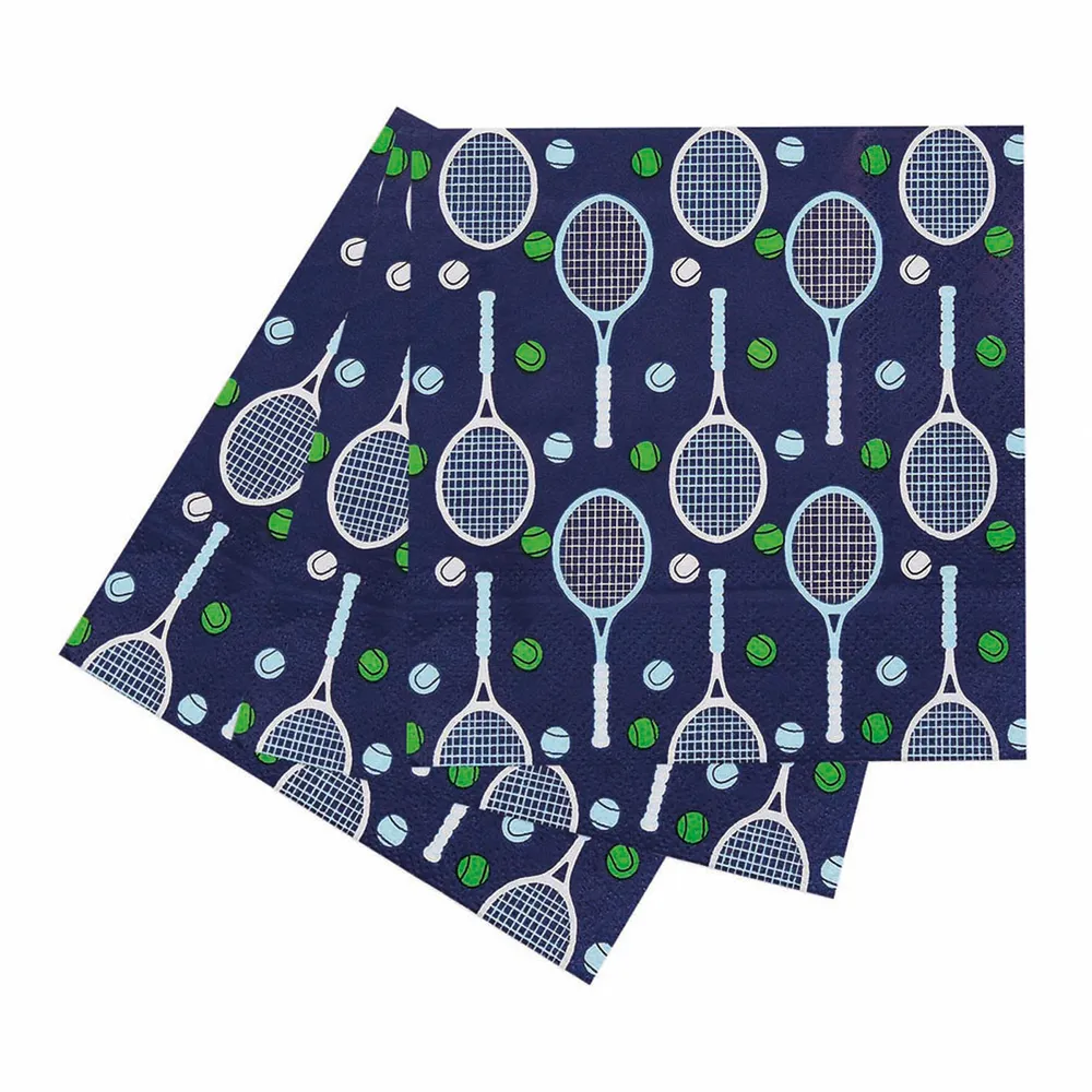 Tennis Paper Cocktail Napkins (Pack of 25)