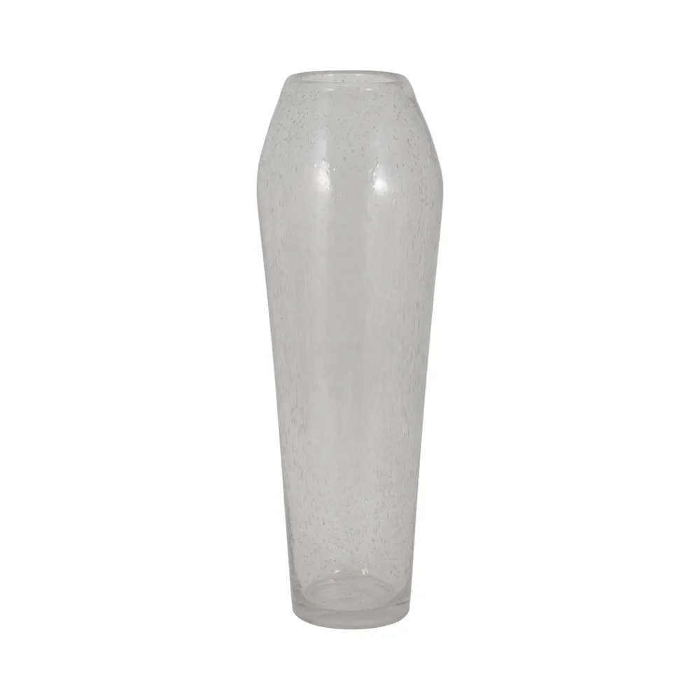 JANEPARK CLEAR GLASS VASE 22 (IN)