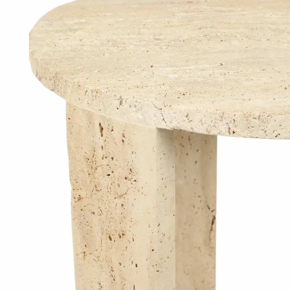 DUNLAPFORD IVORY TABLE 22 (IN)