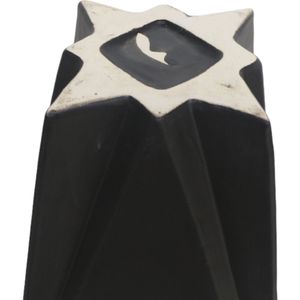 TARASIDE BLACK VASE 33 (IN) 6