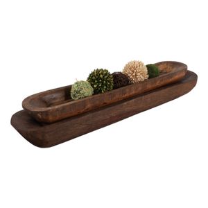 EMORYDALE SET OF 2 BROWN BOWLS 4 (IN) 4