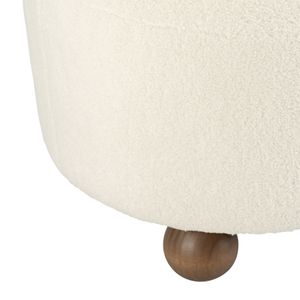 JADELAKE IVORY OTTOMAN 17 (IN) 6
