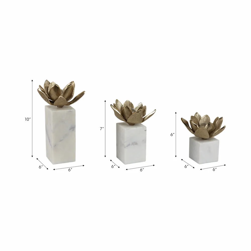 RUTH SET OF 3 BRONZE DECOR 10 (IN)