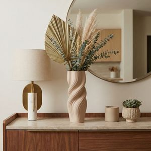 ROSSPORT TAN VASE 16 (IN) 2
