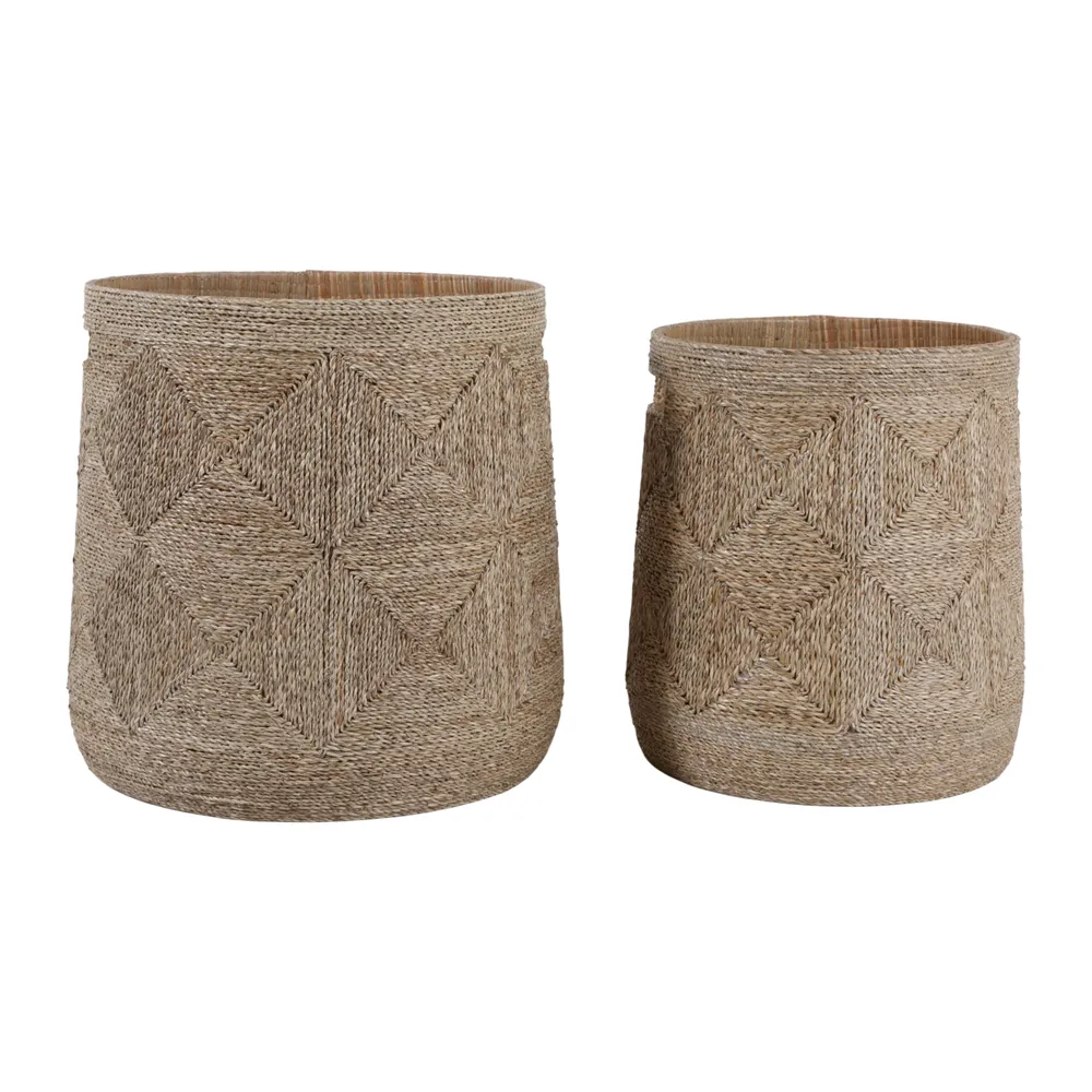 DUNCANGROVE SET OF 2 BROWN STORAGE 16 (IN)