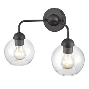 Astoria 15.75'' Wide 2-Light Vanity Light - Matte Black 5