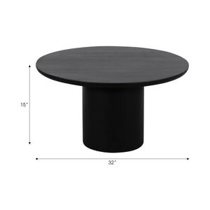 WATSONWORTH BLACK COFFEE TABLE 15 (IN) 8
