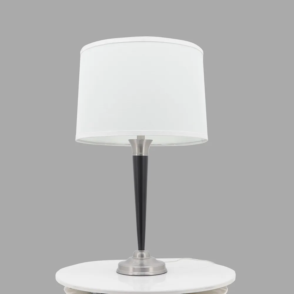 POLYLINEN, 15X16X11" LAMP SHADE, WHITE KD