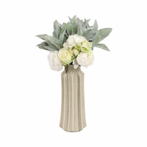 BAKERHAVEN TAUPE VASE 14 (IN) 3