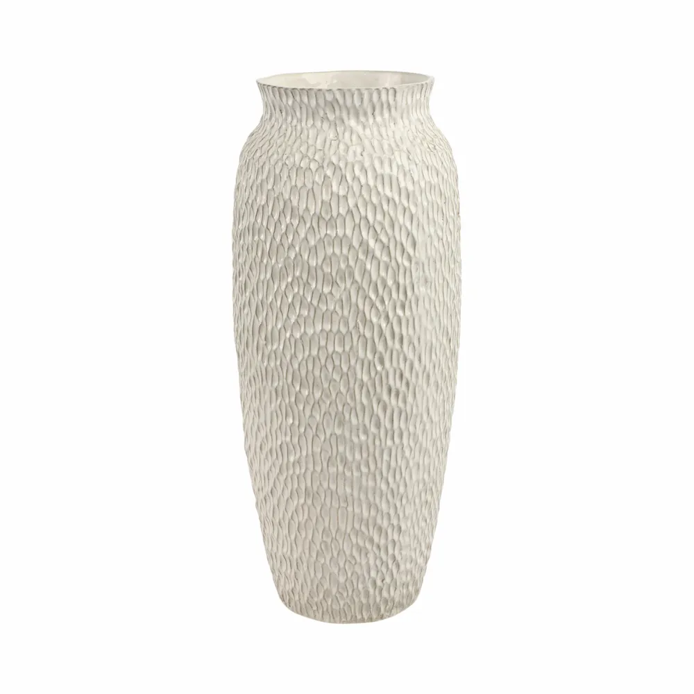 BENNETSIDE WHITE VASE 20 (IN)