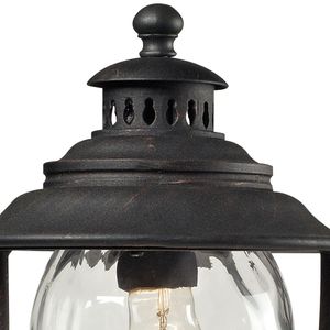 Searsport 15'' High 1-Light Outdoor Post Light - Weathered Charcoal 5