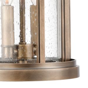 Brison 8'' Wide 2-Light Outdoor Pendant - Vintage Brass 3