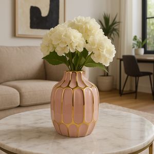 CALVINHAM PINK VASE 8 (IN) 11