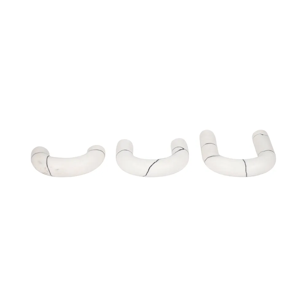 SYLVANOAK SET OF 3 WHITE DECOR 10 (IN)