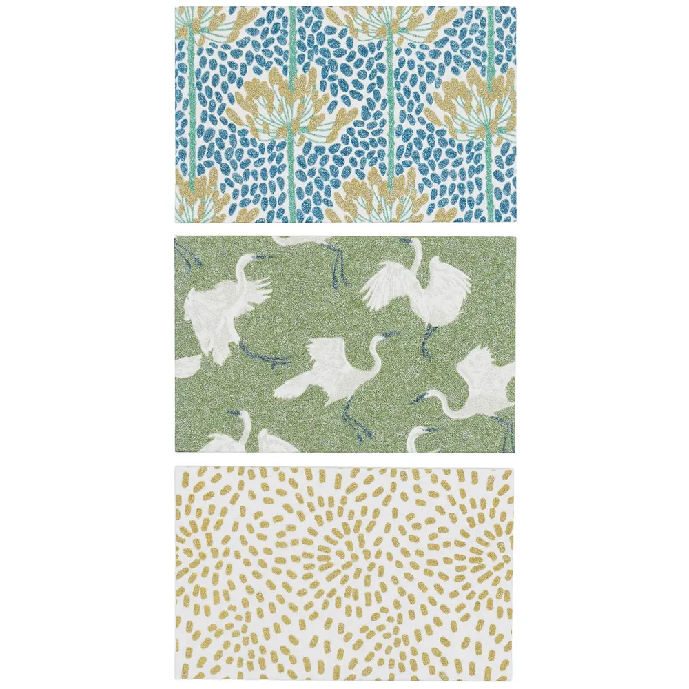 Egret & Reed Pop-Up Sponge Set 3