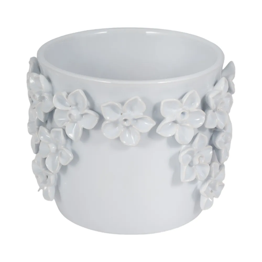 ELWINCROSS WHITE PLANTER 7 (IN)