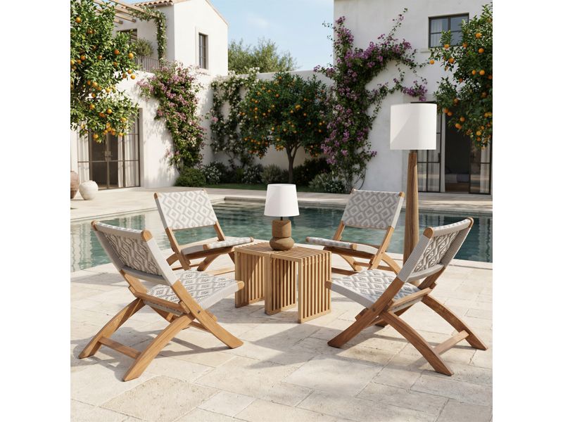 Woonari Solar Floor Lamp Brown 14