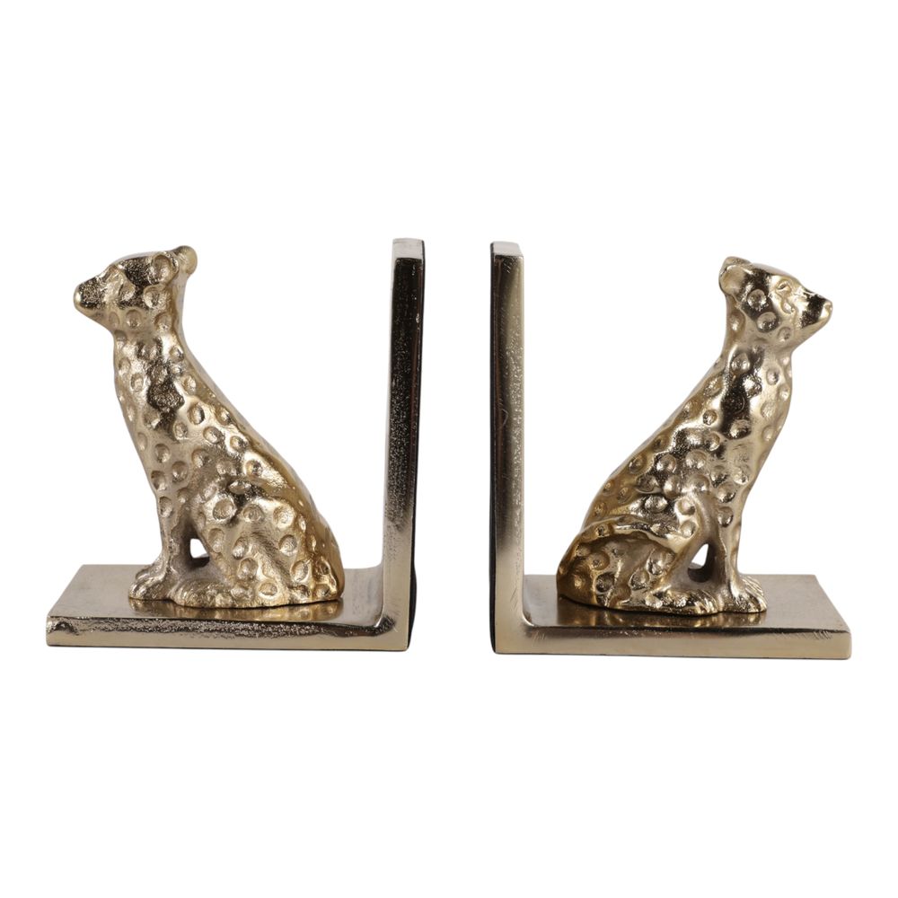 HAXTONFIELD SET OF 2 GOLD BOOKENDS 7 (IN)