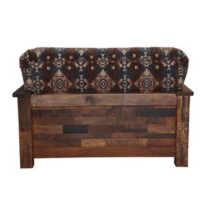 Barnwood  Americana Loveseat - Customer Fabric - Seat:  Fabric TBD; Backrest:  Fabric TBD 6