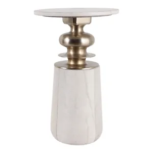 MAEHAVEN WHITE TABLE 23 (IN) 4