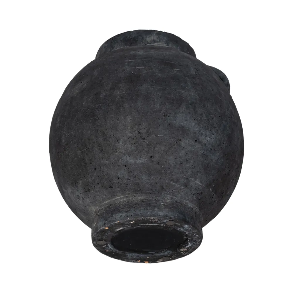 CORBINFORD BLACK VASE 10 (IN)