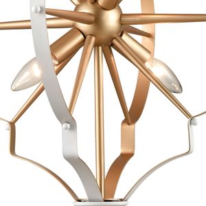 Laguna Beach 18'' Wide 4-Light Chandelier - Gold 3