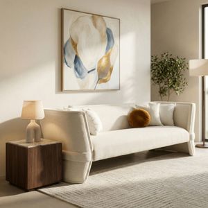 KIRALAKE IVORY SOFA 31 (IN) 2